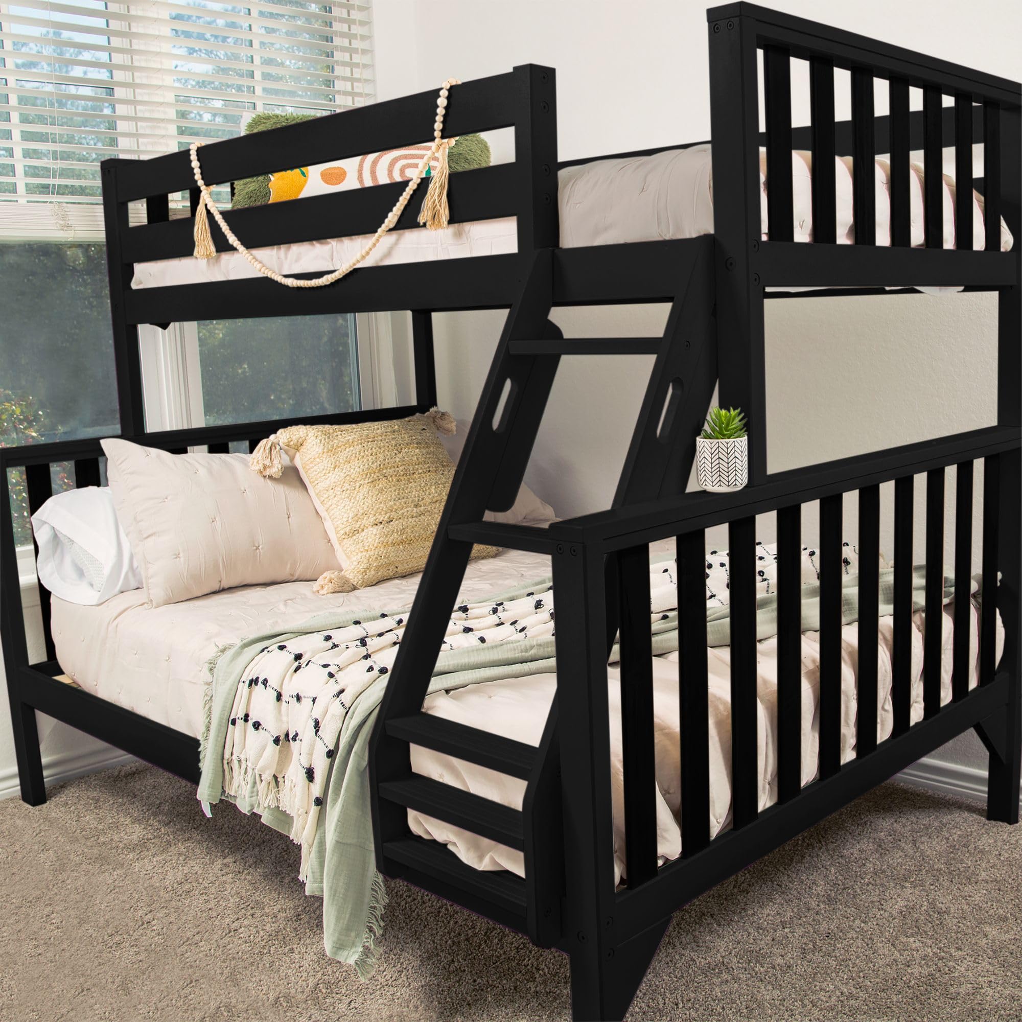 キューブリック　ヴィンセント&オールドボブ& MAXIMILIAN Twin XL Over Queen Bunk Bed – Max and Lily